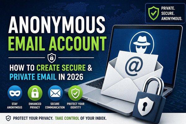 📝 Anonymous Email Account – Complete Guide for Privacy & Security (2026)