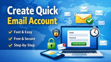 Create Quick Email Account