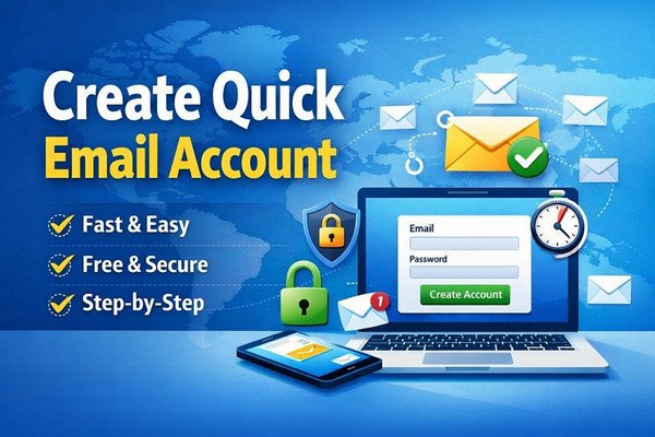 Create Quick Email Account