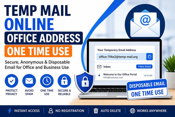 Temp Mail Online Office Address One Time Use: Secure & Disposable Email Guide (2026)