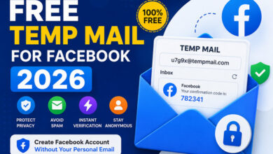 Free Temp Mail for Facebook 2026